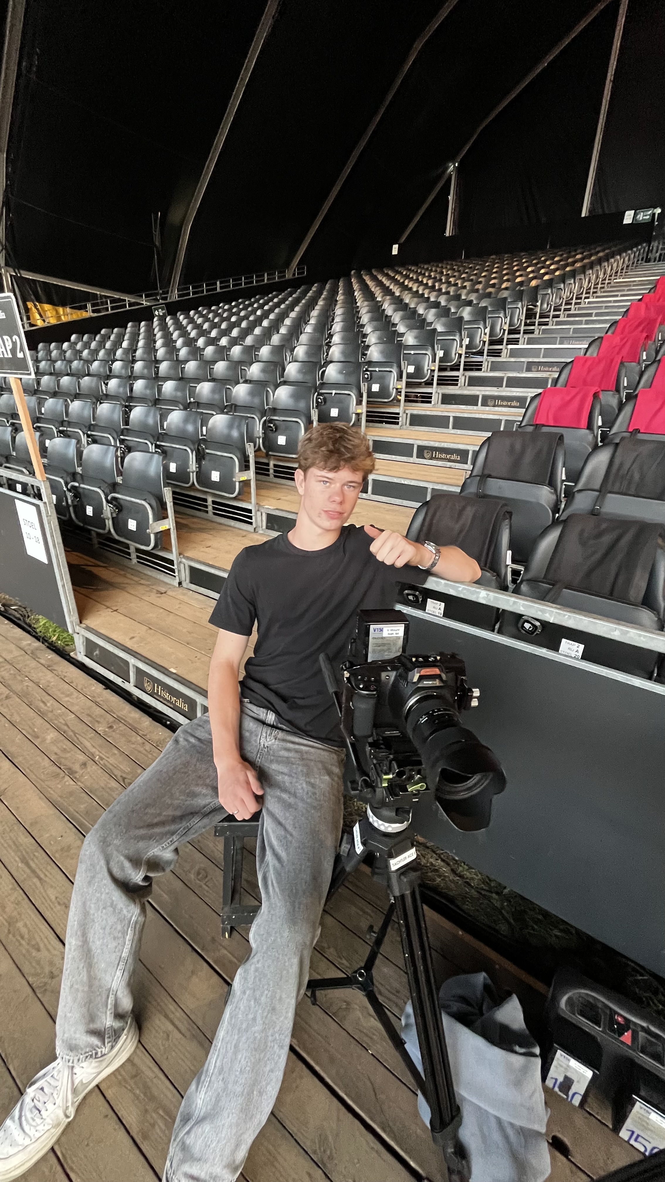 Lennert van FrameLab Productions in Gent